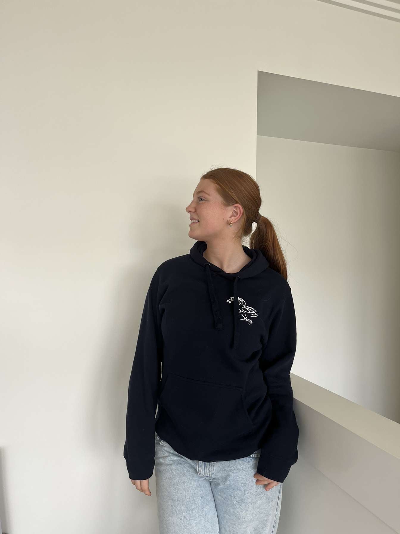 shag OG hoodie in navy blue